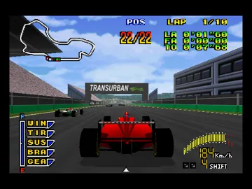 F1 Pole Position 64 (Europe) (En,Fr,De) screen shot game playing